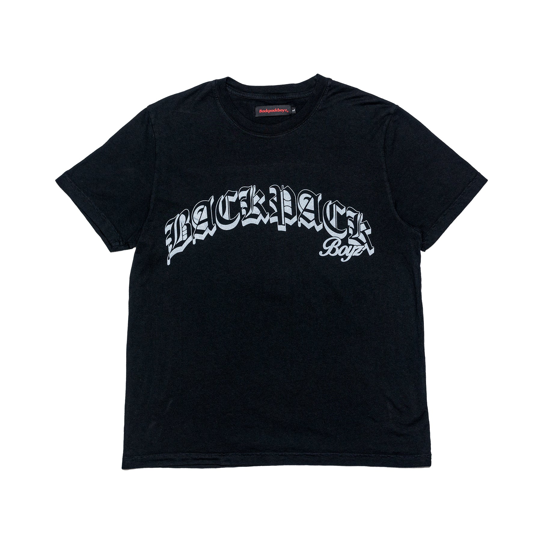 Blackletter Tee Black – Backpack Boyz Shop