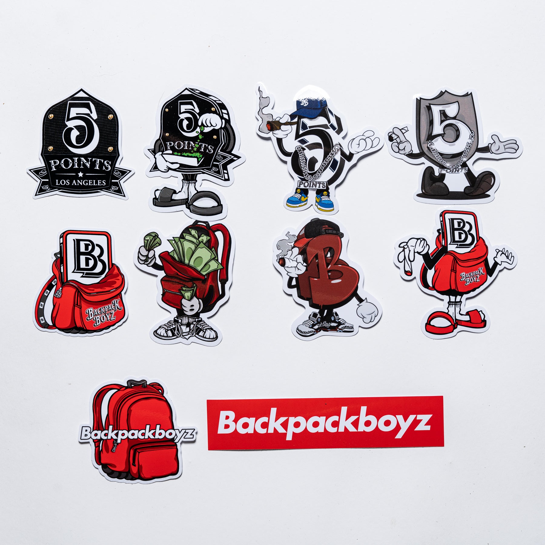 Backpack Sticker Pack (20 pack) – Backpack Boyz Shop