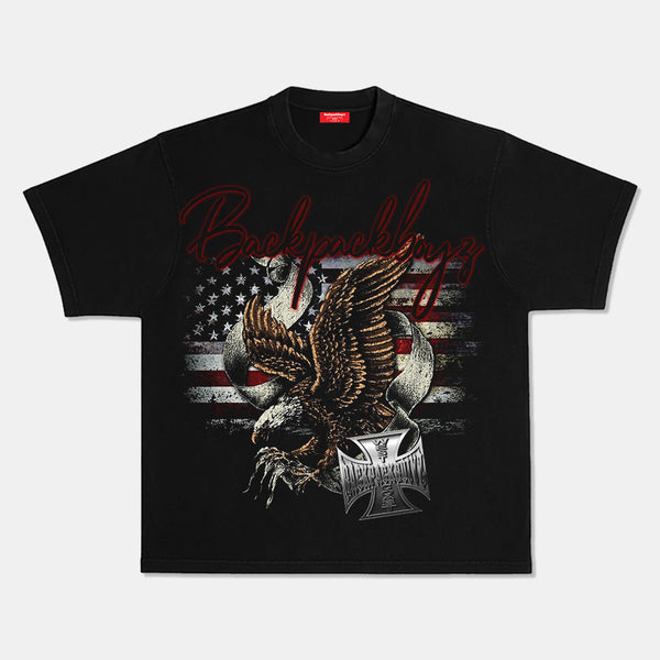 Eagle Tee Black – Backpack Boyz Shop
