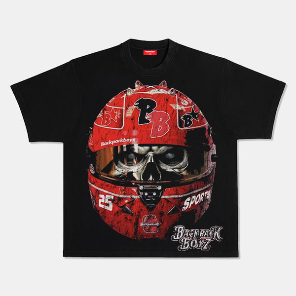 Race Tee Black – Backpack Boyz Shop